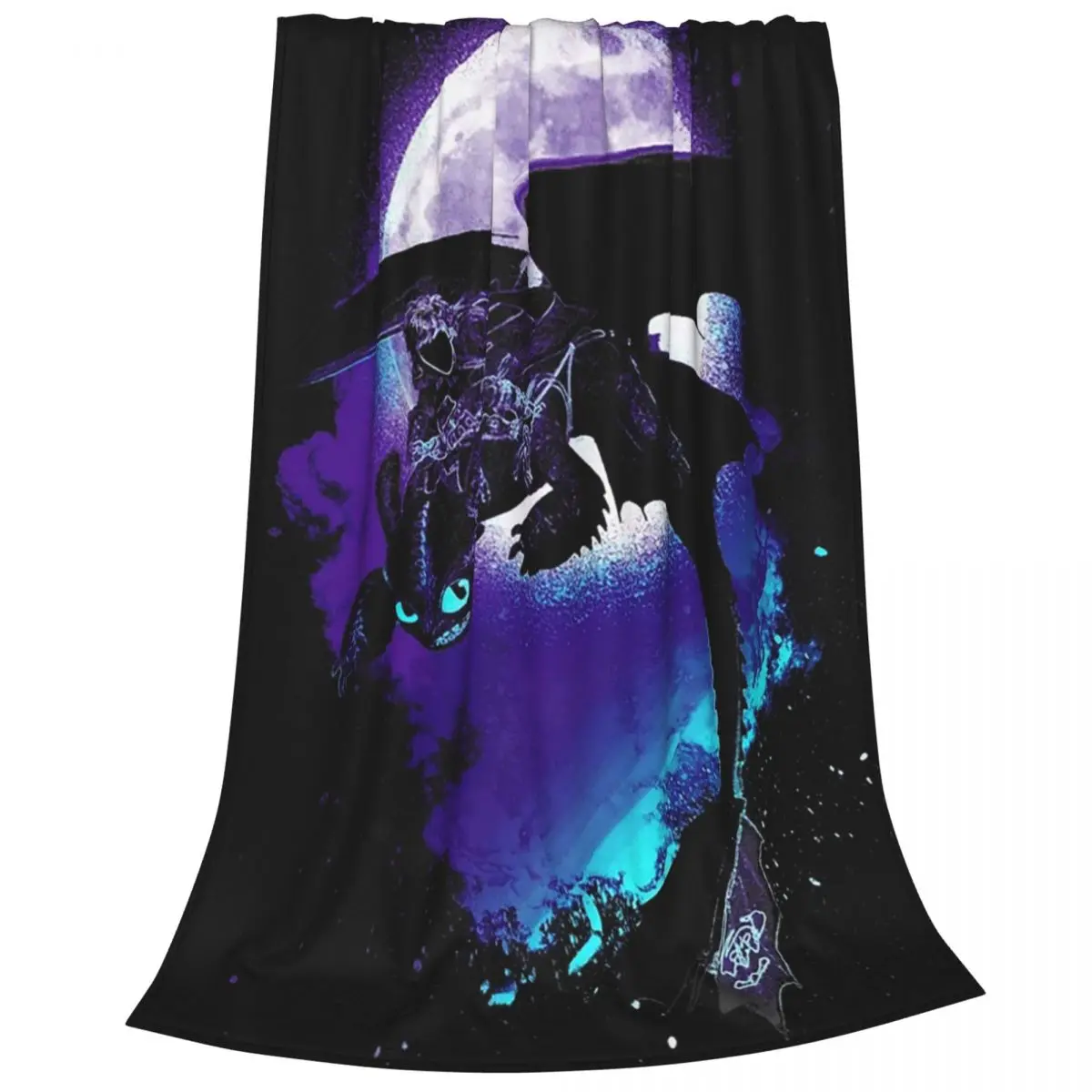 Soul Of The Nightfury Blankets Flannel Breathable Sofa Throw Blankets For Home Bedroom Office Throws Bedspread Quilt