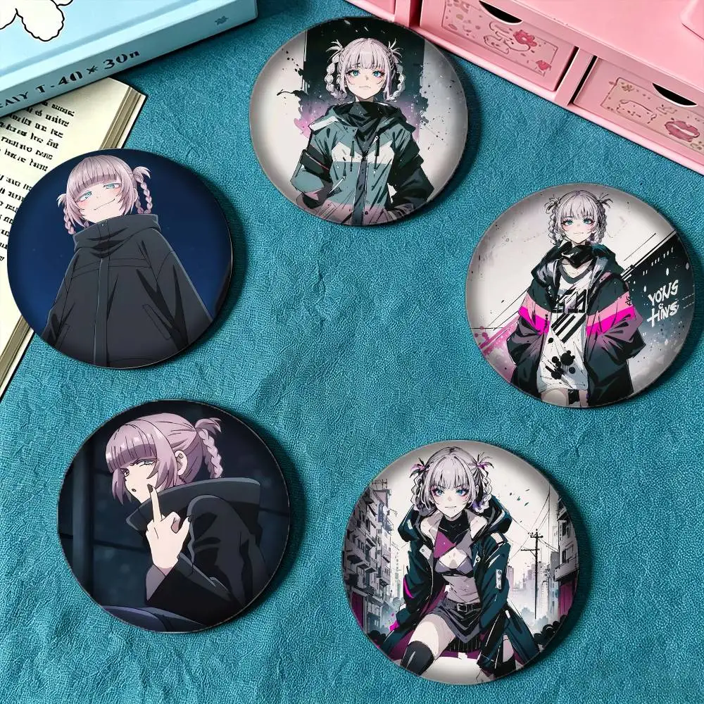 Call Of The Night 25 32 44 58 75mm Badges Personalized Round Brooches Pins Accessory Gift