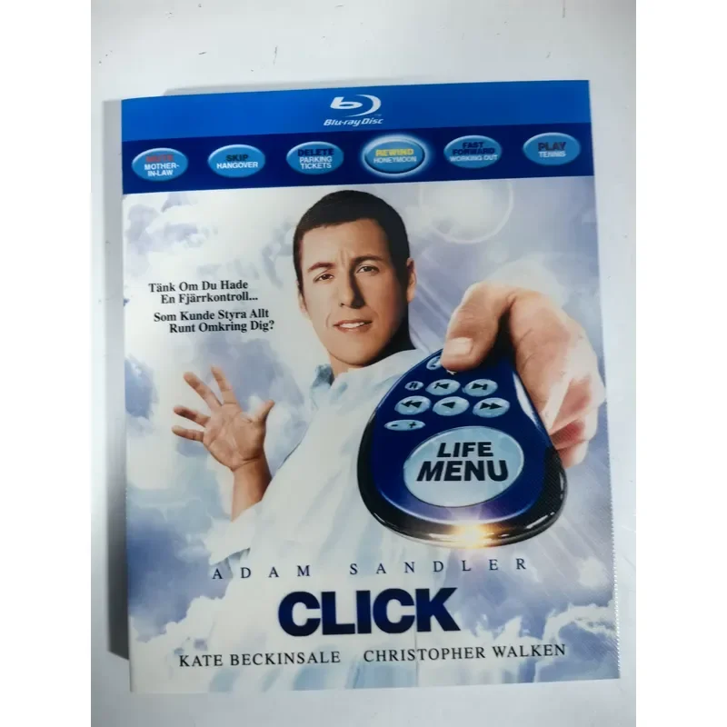 Blu-ray Disc Life Remote Control Click High Definition Movie Collection for Home Entertainment System