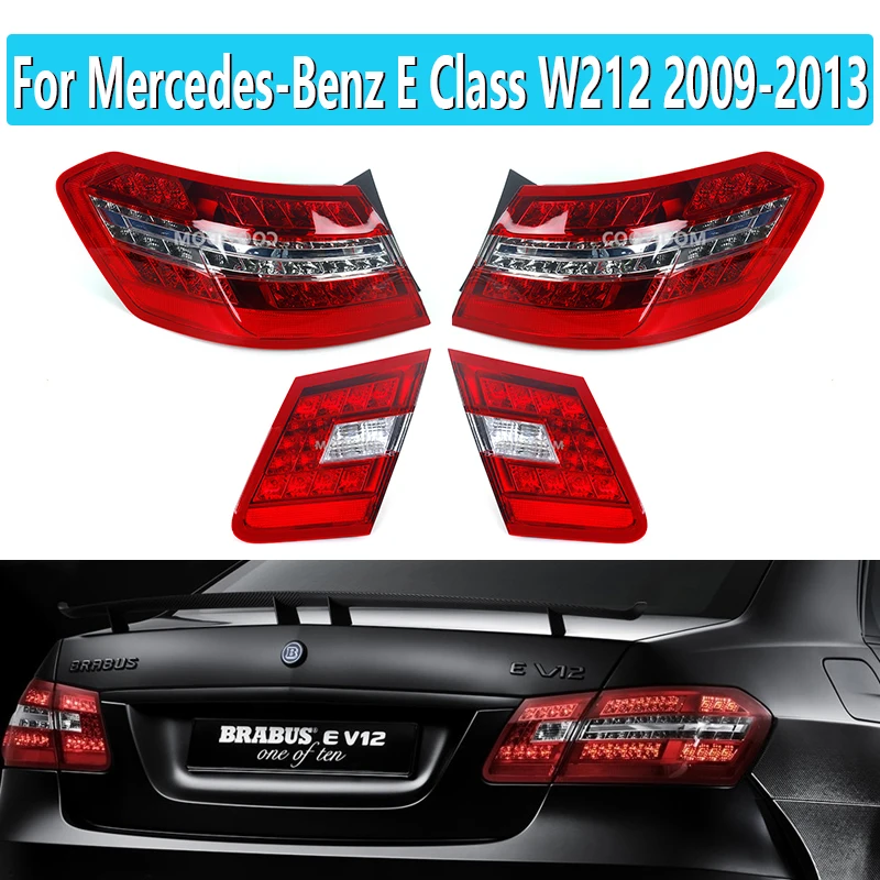 

Задний светодиодный фонарь для Mercedes-Benz E Class W212 2009-2013, задний фонарь для седана, задний бампер, стоп-сигнал, Задний сигнал поворота, сигнальная лампа
