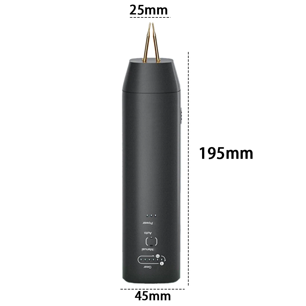 Saldatrice a punti portatile Saldatrice a punti a batteria regolabile a 11 marce 5V 1A Saldatura di lamiere di nichel Ferro Acciaio inossidabile