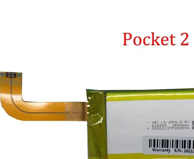 Battery For GPD Pocket1 2 3 P1 6664107 6664107P 3.8V 7000MAH P2 AEC634280-2S1P 7.6V 3559MAH P3 AEC4547154-2S1P 251P 7.7V 5000MAH