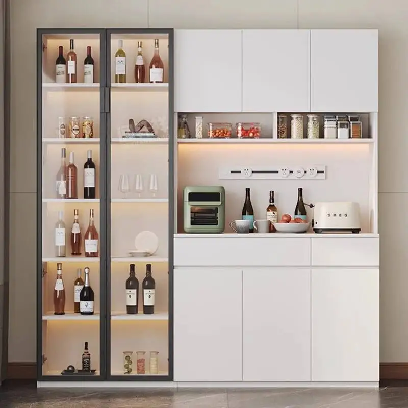 Bookcase Wine Cabinets Decor Storage Organizer Display Living Room Cabinets Magazine Racks Wood Gabinete Chinese Style Furniture