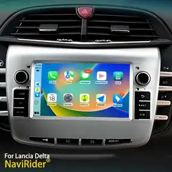 Android 14 Auto Stereo For Lancia Delta 2009-2019 Carplay Navi Multimedia Car Radio GPS WiFi Vehicle Head Unit 8+256GB carplay