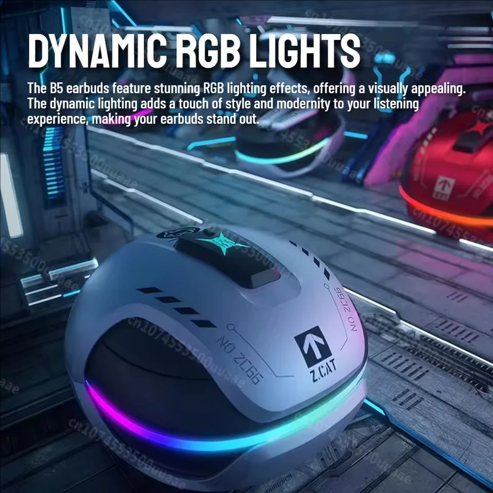 

B5 ANC Earbuds Bluetooth 5.4, Headphone with Active Noise Cancellation, ENC HD Call TWS Wireless Earphones with 4 Mic