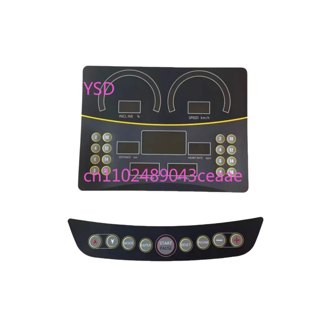 Suitable for the S900 button film of MBH treadmill accessories