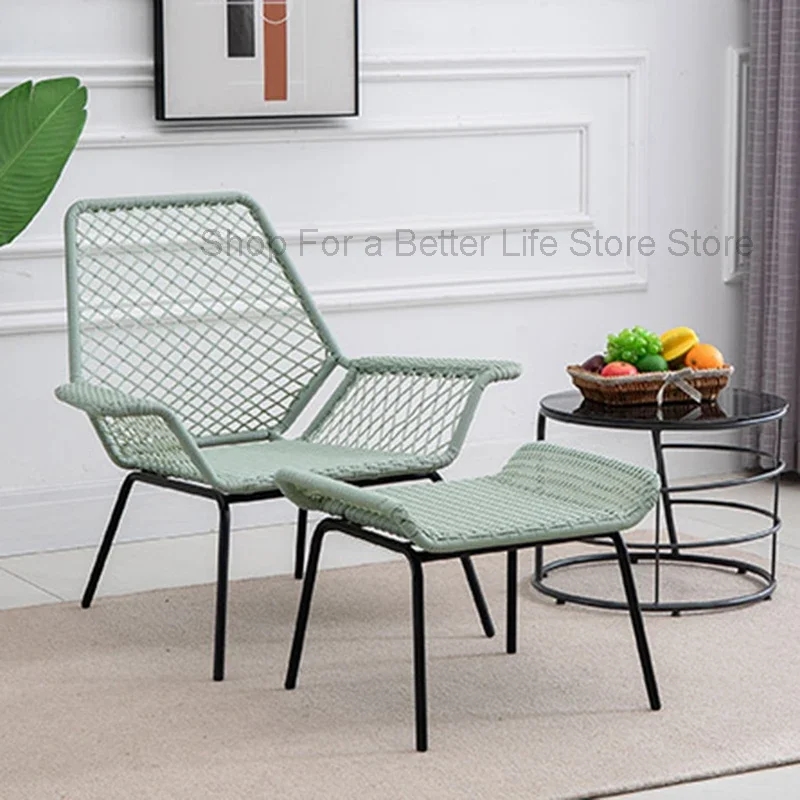 

Design Outdoor Chair Living Room Nordic Ergonomic Arm Modern Nordic Chair Rattan Vanity Furniture Fauteuil Living Room Furniture