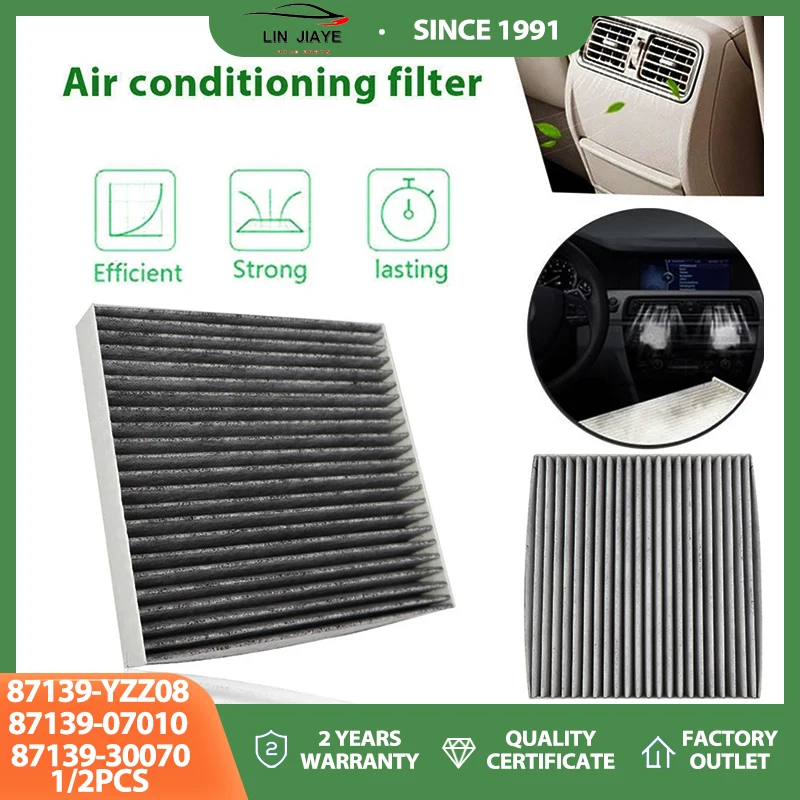 

Car Cabin Pollen Air Filter 87139-YZZ08 87139-07010 87139-30070 For Toyota Camry Corolla Auris Avensis Hilux RAV4 Prius Yaris