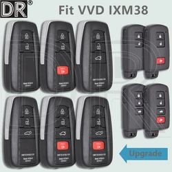 DR 2/3/4 Button Replacement Car Smart Key Shell Support VVDI XM38 For Toyota Corolla Cmary Land Cruiser Prado RAV4 CHR Prius