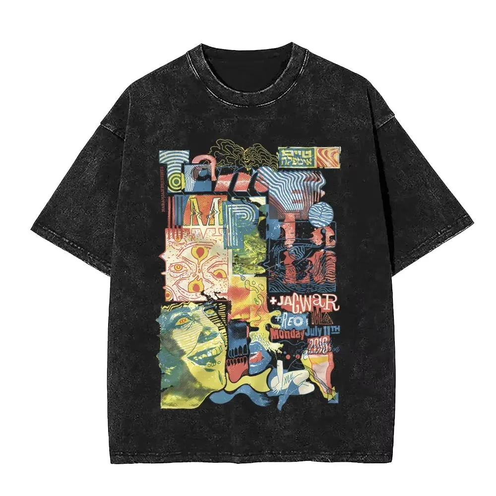 

Футболка с графическим принтом постеров нового альбома Tames Impala, винтажная хлопковая футболка с круглым вырезом для мужчин и женщин, повседневная уличная модная одежда