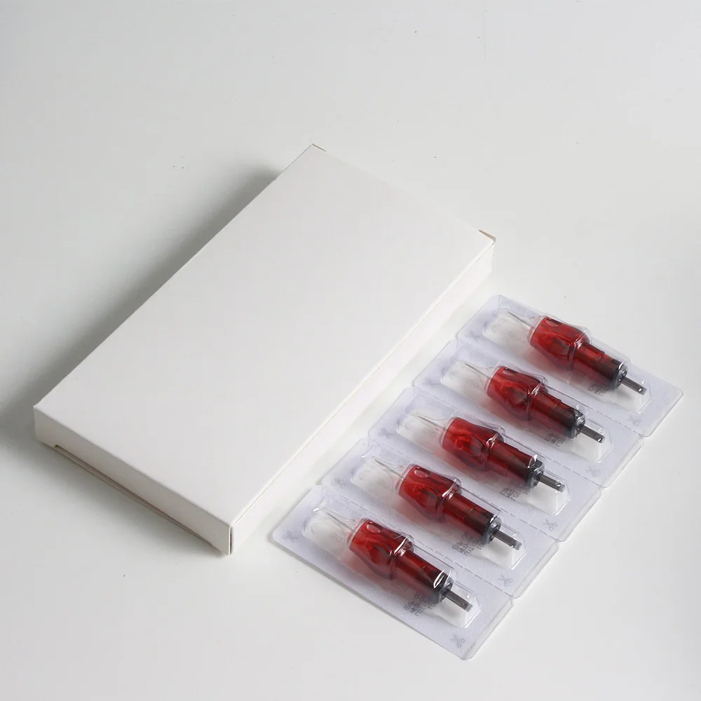 5/10/20/50/100pcs/Box Disposable Tattoo Cartridges Needle RL Round Liner Shader Tattoo Needle For Tattooing Machine Supply
