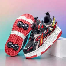 

Высококачественные двухколесные роликовые кроссовки для мальчиков и девочек, повседневная обувь для прогулок, модные персонализированные роликовые кроссовки для школьников