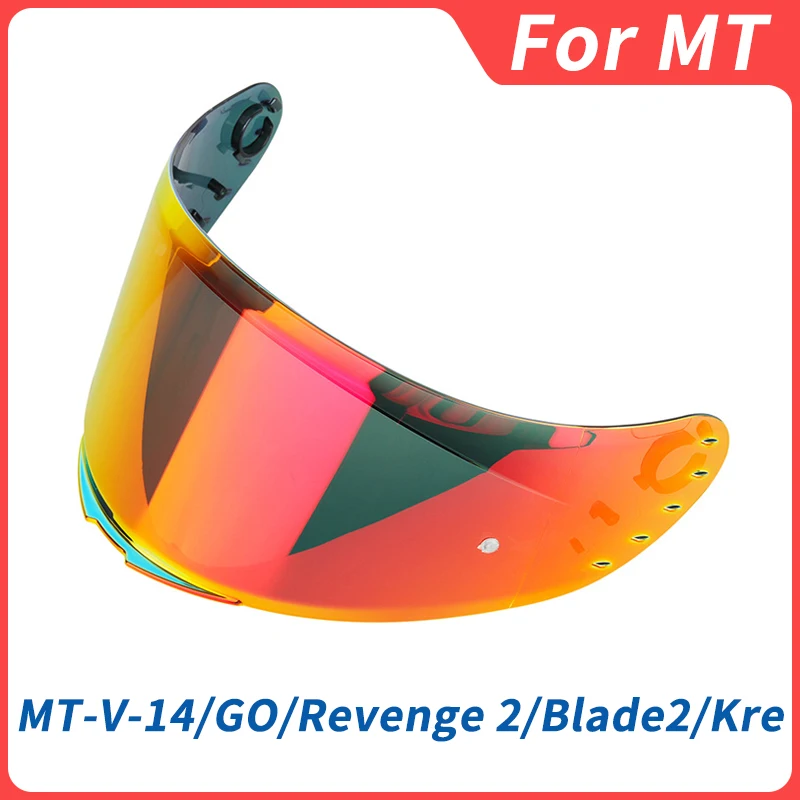 Visera para casco de motocicleta, lente Anti-UV para PC, modelo v14, visera de repuesto transparente y oscura para MT V-14 Rapide Targo Blade 2