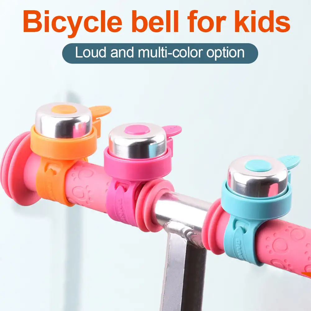 1PC Portable Strap Baby Scooter Bell Lovely Kids Bike Bell Strap Bicycle Horn Funny Bike Accessories for Kids Children Bike Use