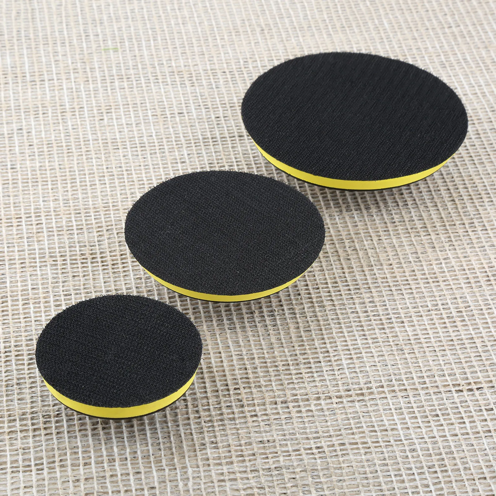 DRELD 1pc 3/4/5 inch Car M14 Backing Plate Pad Hook Loop Polishing Buffing Pad Dia.75mm 100mm 125mm