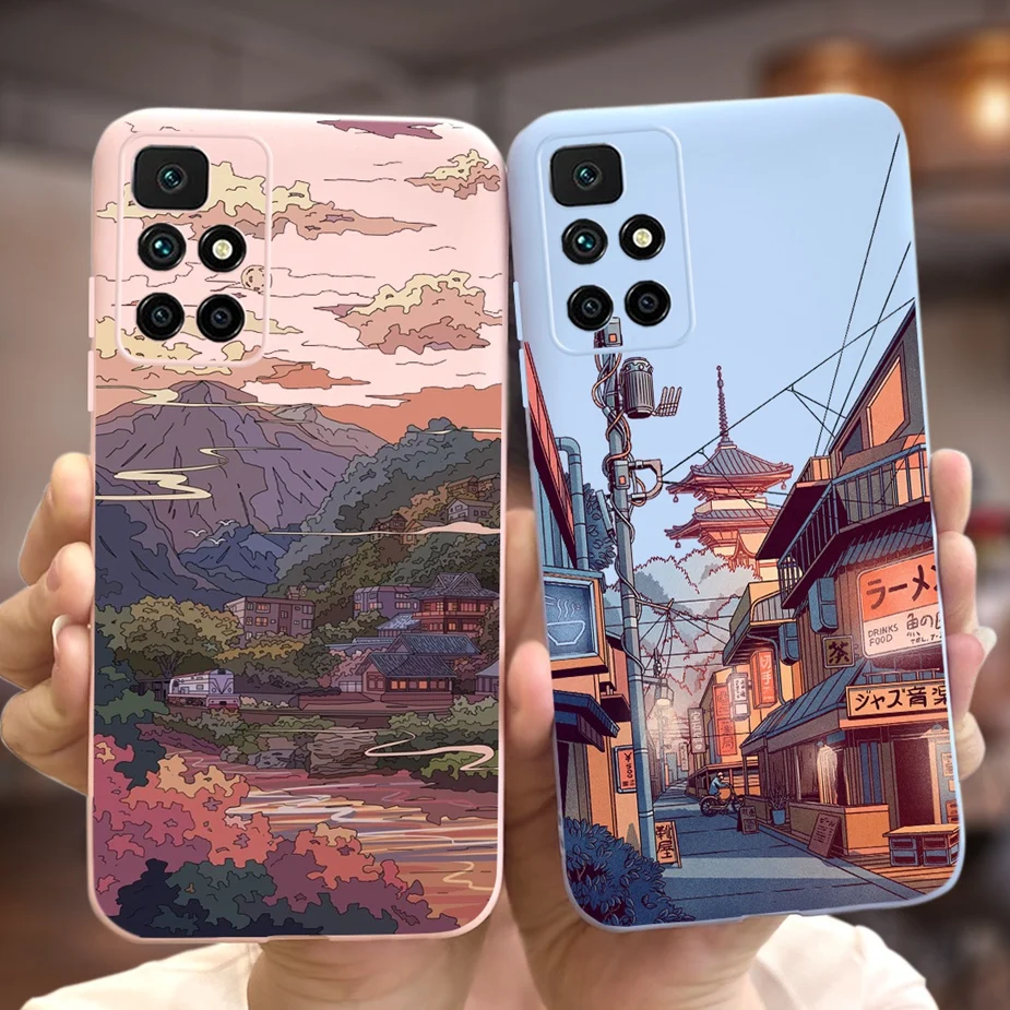 For Xiaomi Redmi 10 Case Redmi10 Prime Cute Fashion Cartoon Back Cover Soft Silicone Phone Case For Xiaomi Redmi 10 Prime Fundas