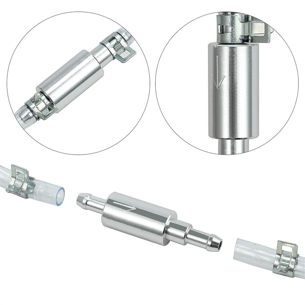 Brake Bleeder Hose and Valve Tube Tool Kit for Motorcycle and Car Clutch Brake Systems with Aluminum Body and Rubber Tubing