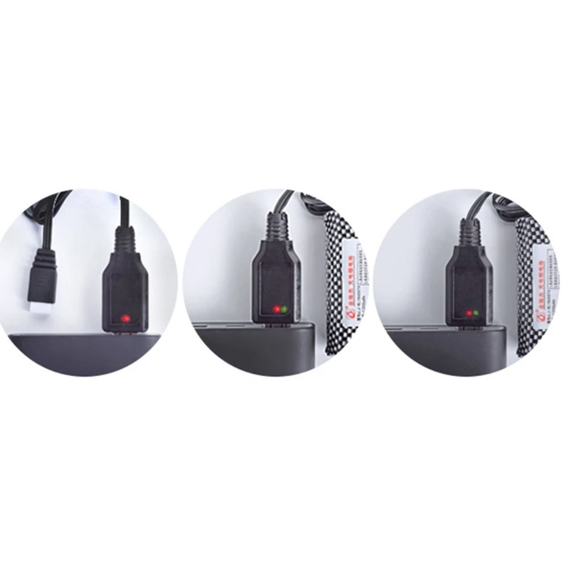 Pengisi Daya Baterai Li-ion 7.4V 1000mA XH-3P Kabel Pengisi Daya USB Antarmuka Terbalik