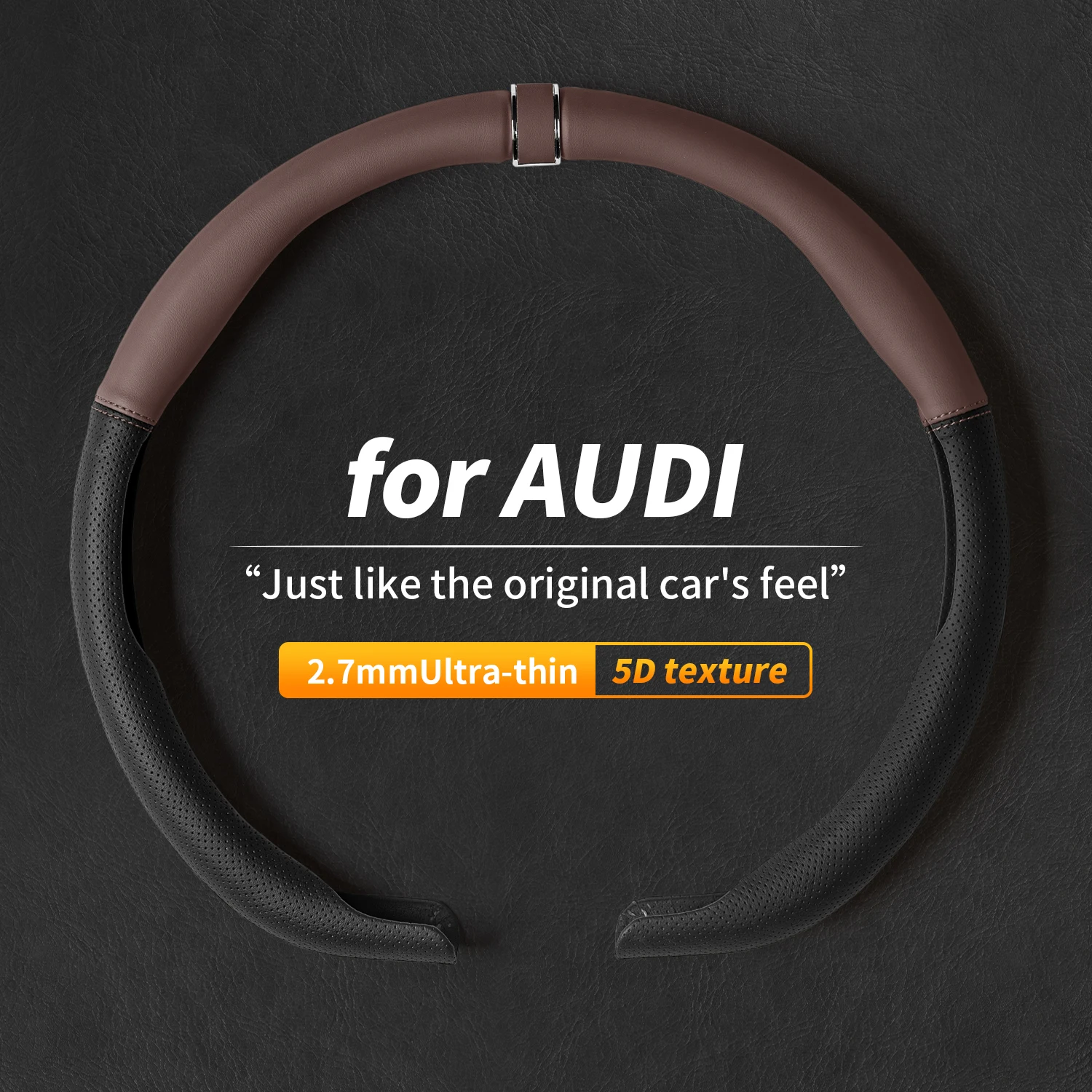 Coprivolante In Fibra Di Carbonio E Pelle Per Audi S8 SQ7 SQ8 SQ6 E-TRON RS2 RS3 RS4 RS5 RS6 RS7 RSQ3 RSQ8, Accessori Auto