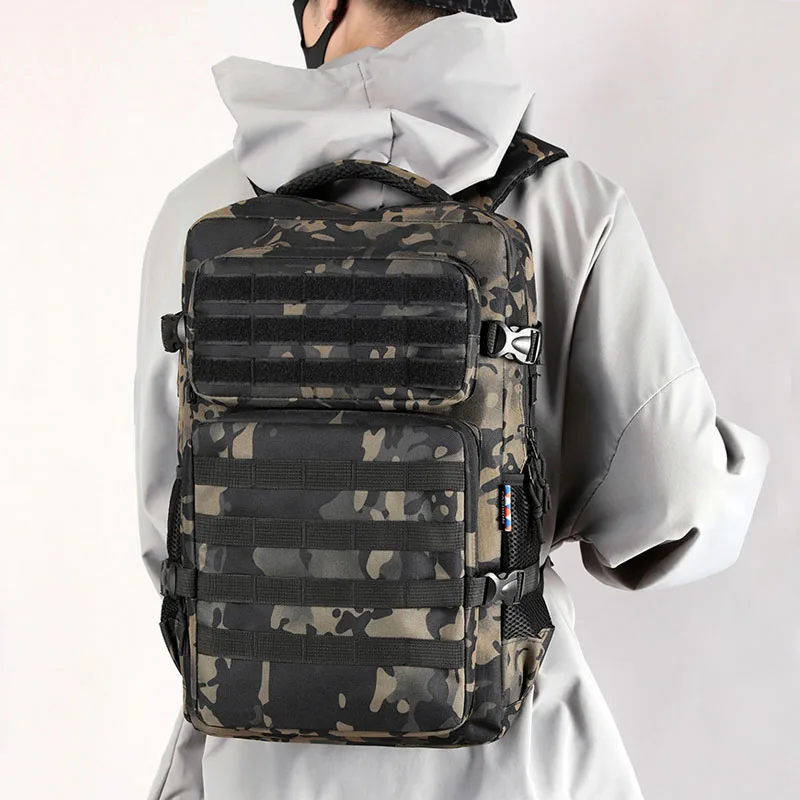 Casual Men Camouflage Backpack Large Travel Shoulder Bag Outdoor Teenage Laptop Business Knapsack Mochila Male College Schoolbag