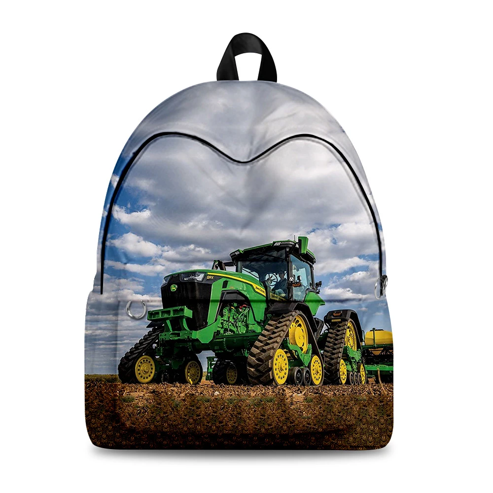 

Classic Youthful Tractor Pattern Student School Bags Notebook Backpacks 3D Printed Oxford Waterproof Boys/Girls Travel Bags