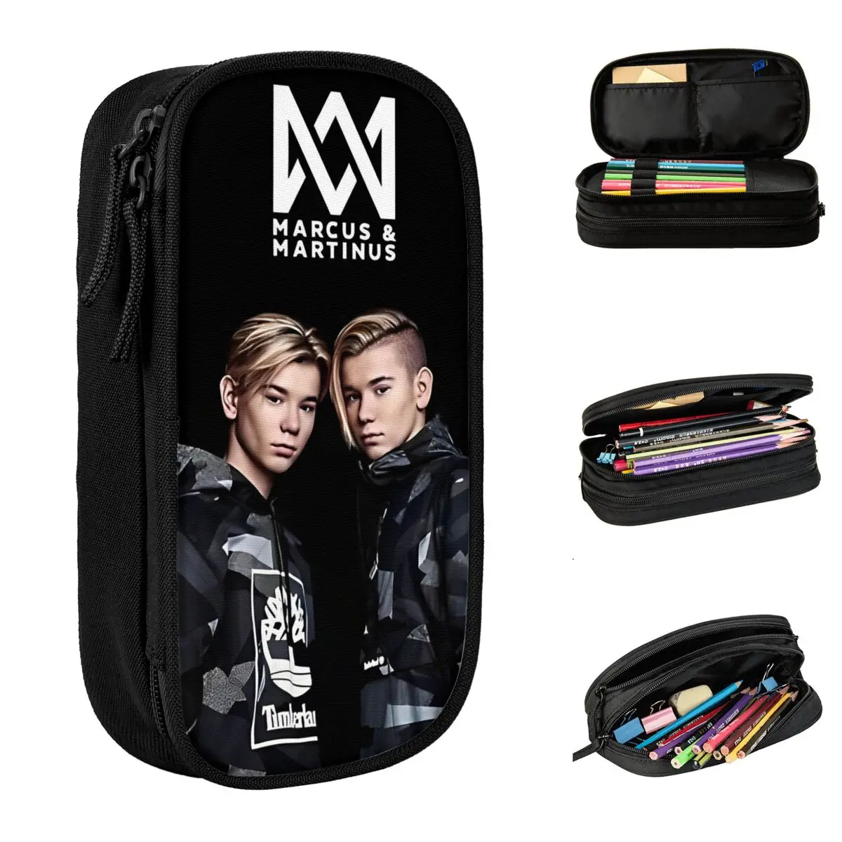 

Marcus And Martinus Pencil Case Pen Box Bag for Student Big Capacity School Supplies Gift Pencilcases