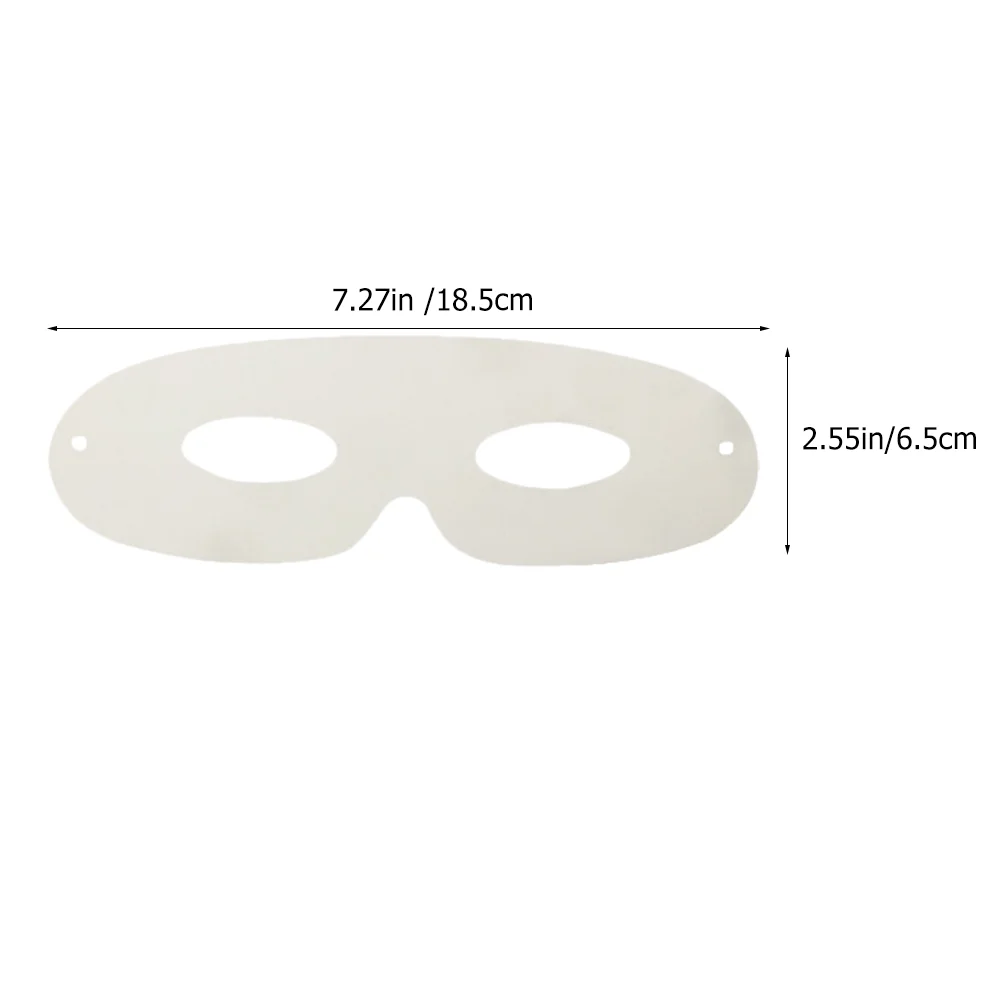 40sets DIY Masker Cosplay Maskers Feest Voor Volwassenen Oog Halloween Wit Maskerade Vrouwen Papier Ongeverfd Kind Miss