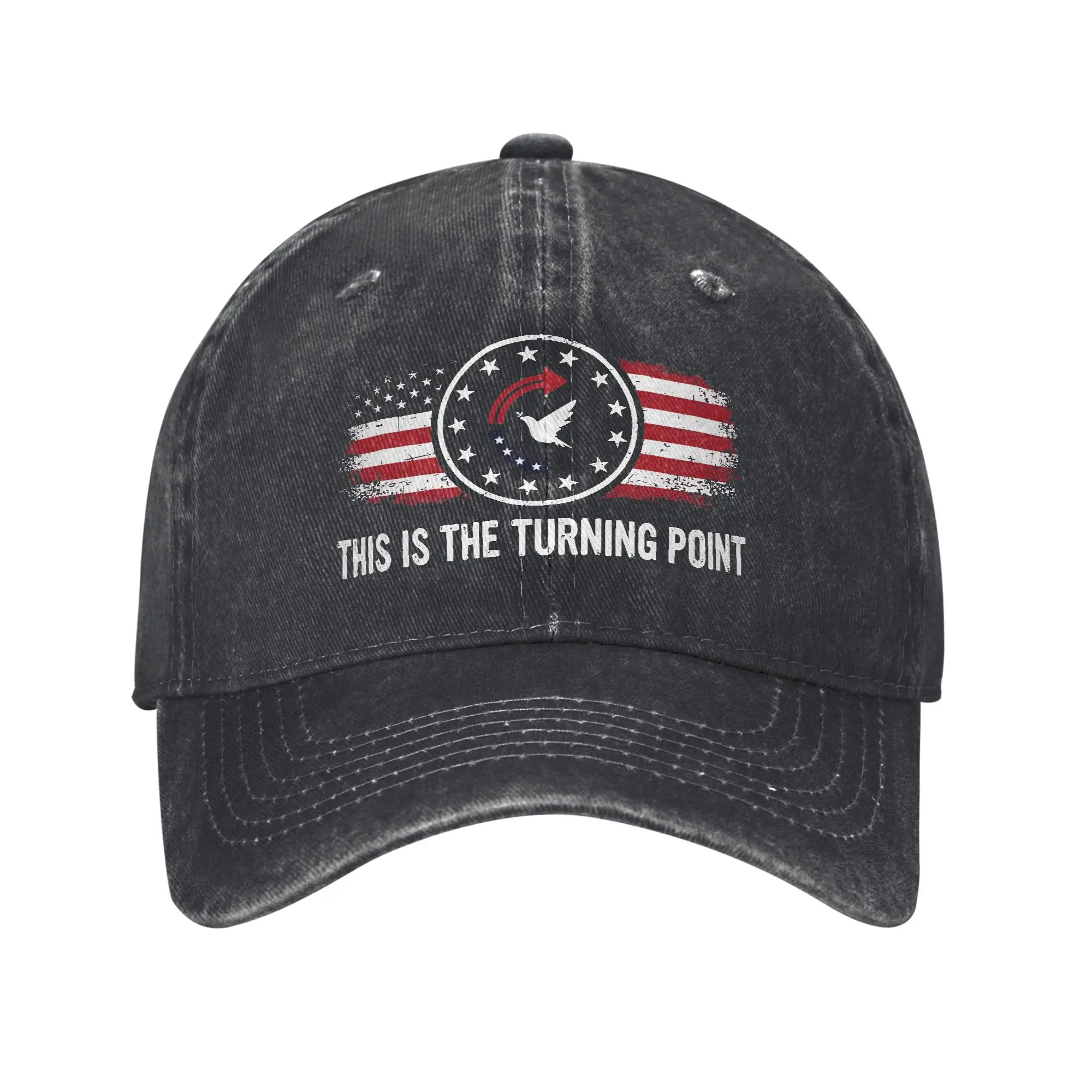 

This is the Turning PointCasual Baseball Cap Spring Charlie Kirk Trucker Hat Adjustable Hats Women Men Funny Baseball Caps