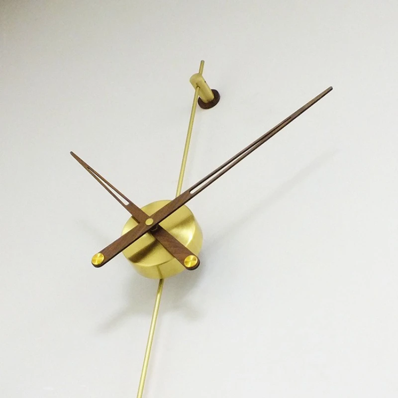 Spanish Wall Clock Minimalist Creative Hanging Clocks Modern Living Room Decorative Wall Watches Household Luxury Mute Watch