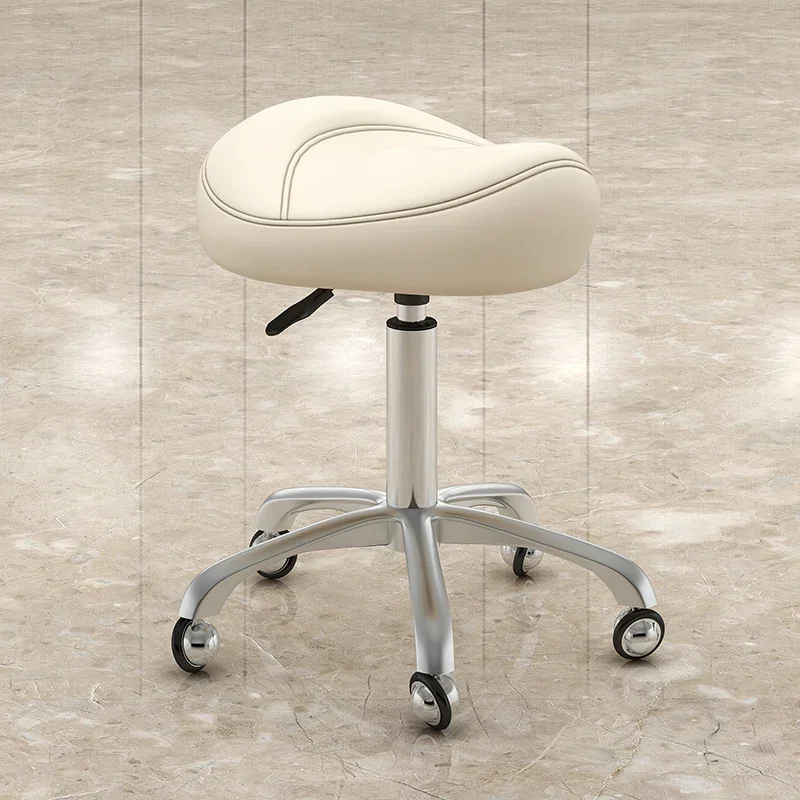 Beauty Salon Saddle Chair Furniture Barber Lifting Rotating Chair Tattood Manicure Chairs Barber Shop Hairdressing Bench Stools