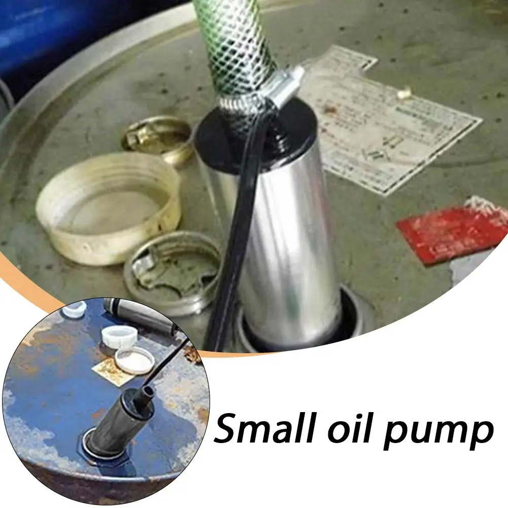 12V DC Submersible Diesel Fuel Transfer Pump Portable Water Oil Extractor Electric Pump with Alligator Clips for Car Truck Boat - view 2