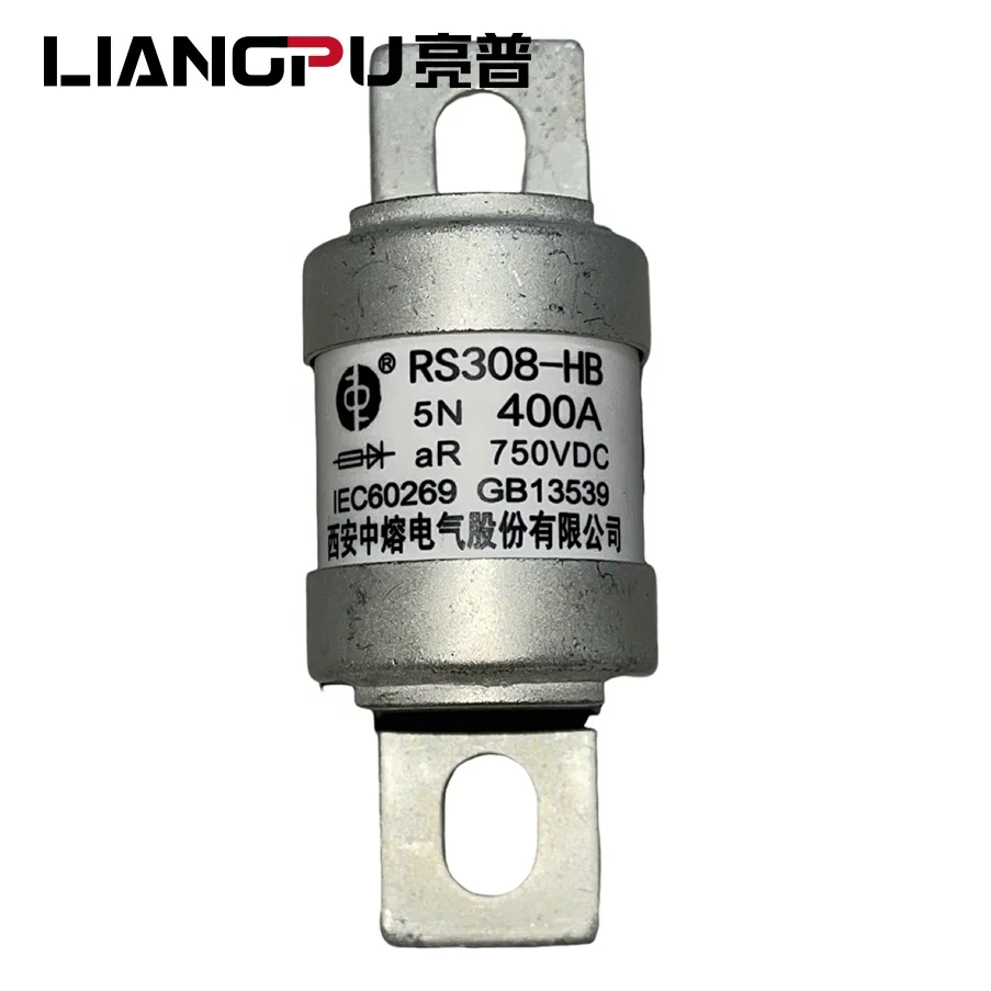 Rs308-HB 5n 400a 750vdc Electric Vehicle Bus Loader Fuse for Heavy Truck and Construction Machinery Bus Accessories