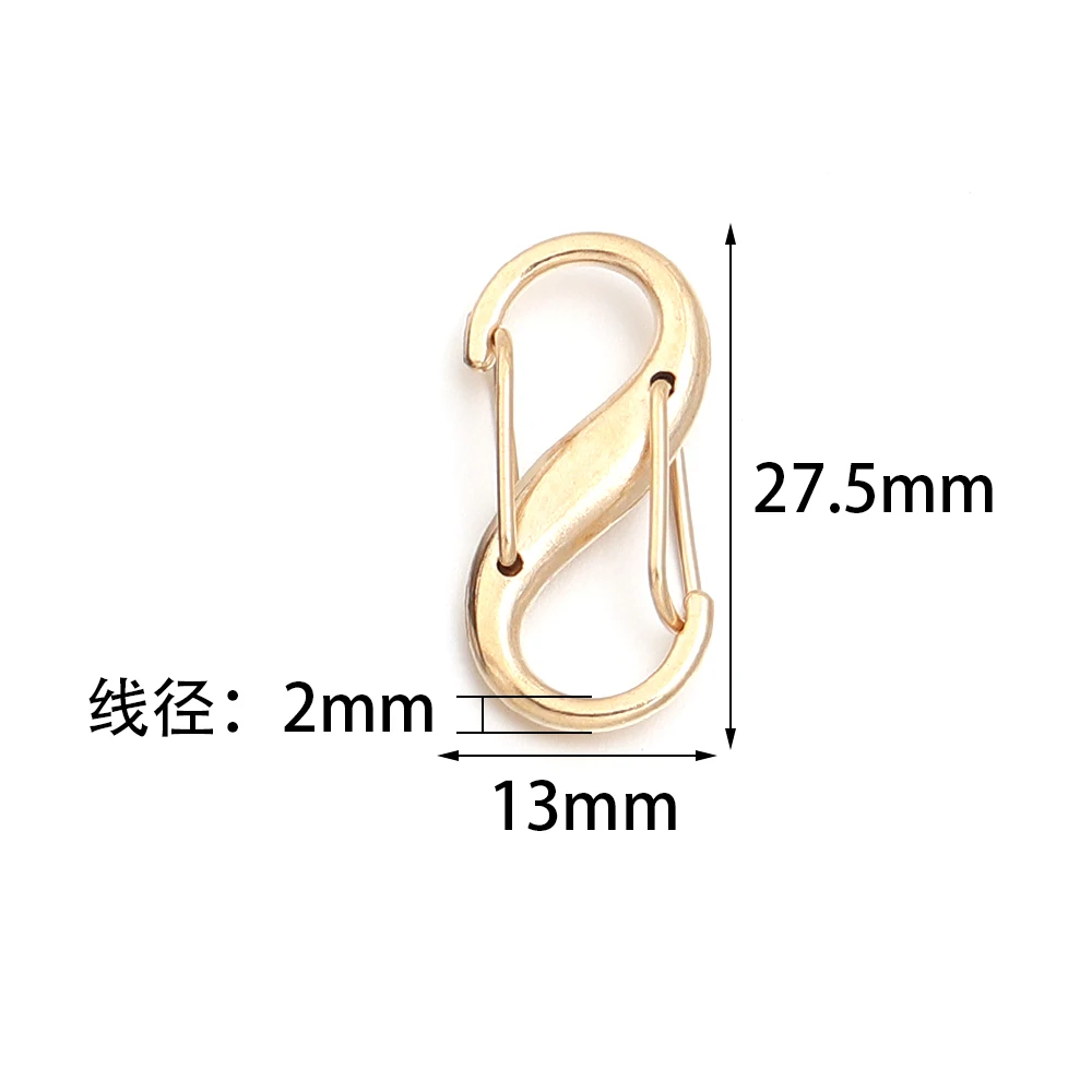 10pcs Zipper Locks Zipper Pull Replacement Zipper Clips Anti Theft Double Opening Purse Lock for Backpacks Luggage Snap Hook image 4
