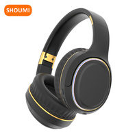 Shoumi H6 Bluetooth Headphones Full Pack Earmuffs Headphone 16 Hours Wireless Bass Headsets Stereo Helmet with Mic Game Earphone