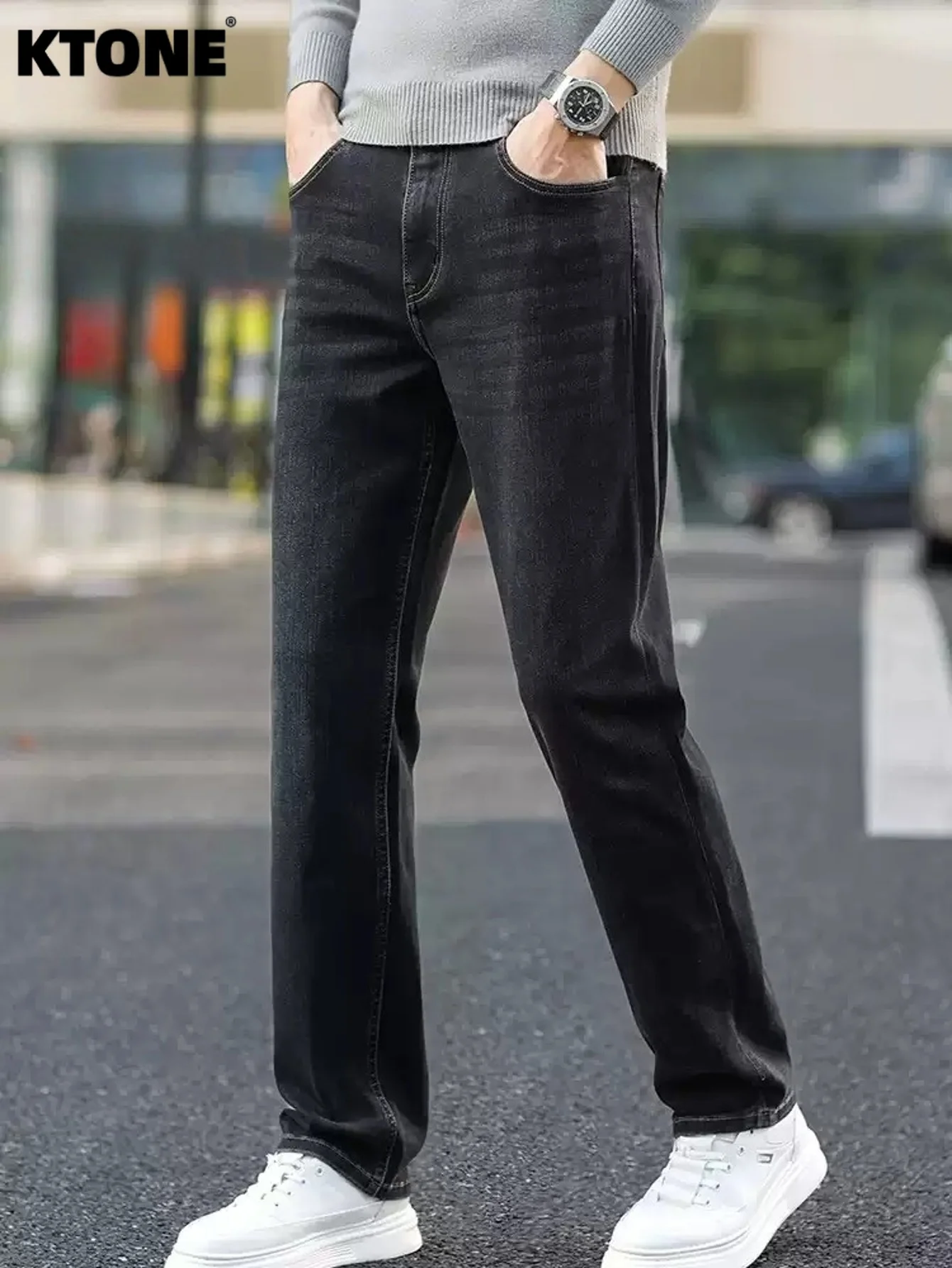 

Hip Hop Jeans Men and Women Black Slim Jeans Y2K Original Drip No accessories or belts included