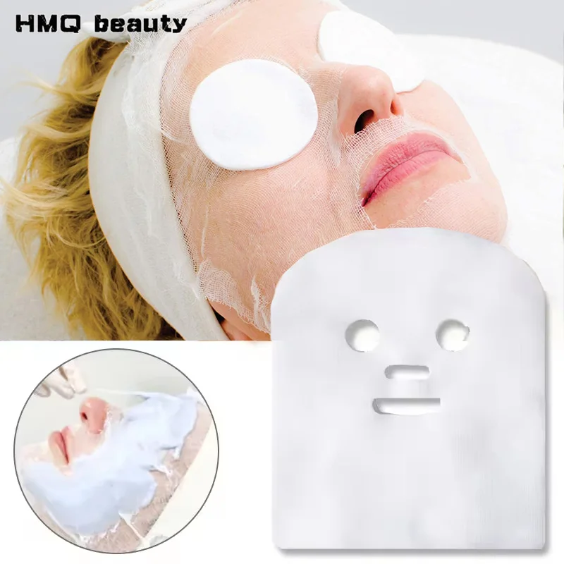 100/50pcs Soft Disposable Gauze Face Mask Paper Sheet Ultra-thin DIY Skin Care Spa Facial Mask For Beauty Salons Beauty Tools
