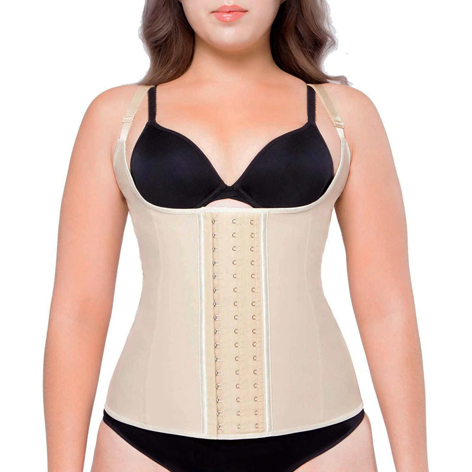 

Fajas Colombianas Reductoras Latex Waist Trainer Corset Body Shapewear Women Waist Cincher with Straps Vest Shaper Weight Loss