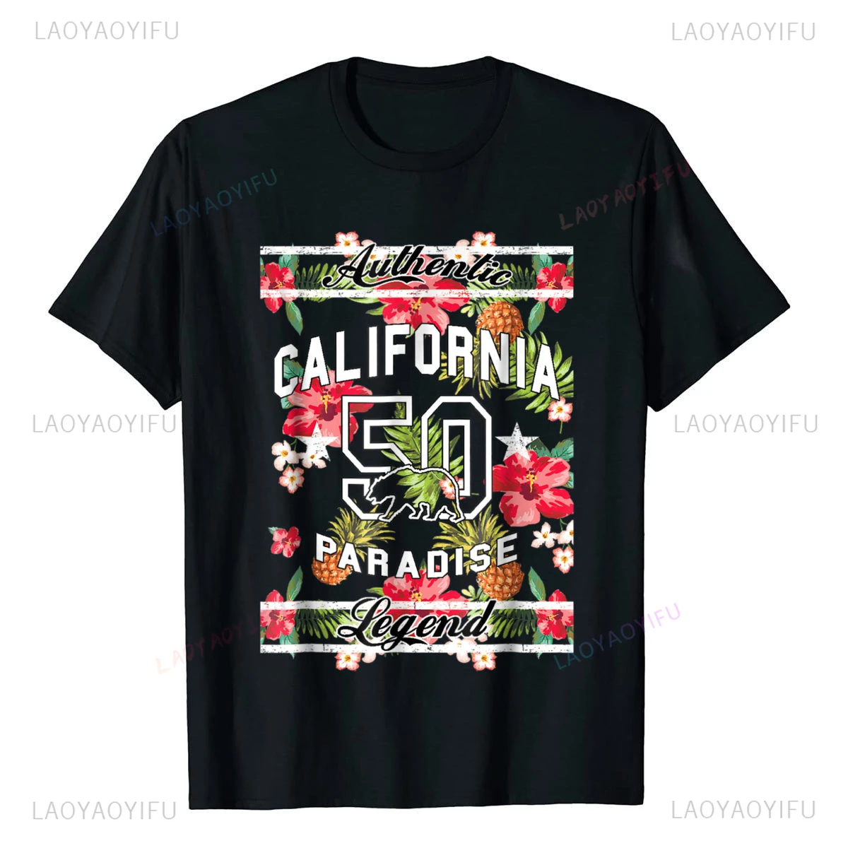 California Republic Man T-Shirt Cali Life San Francisco Personalized Adult Top T-Shirts Brand New Cotton Tops T Shirt Unique