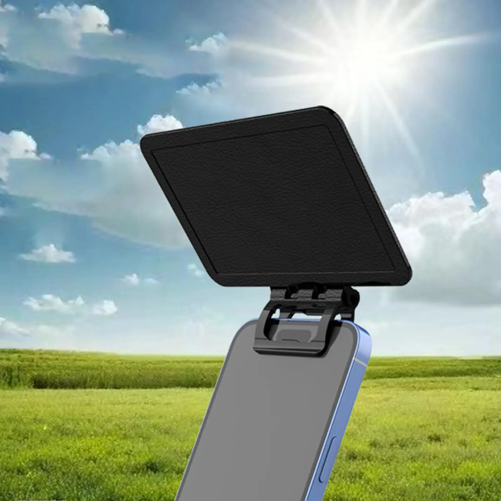 Mobile Phone Sun Visor Uv Protection Phone Screen Universal Smartphones Sunshade Cover For Outdoor car bike Use