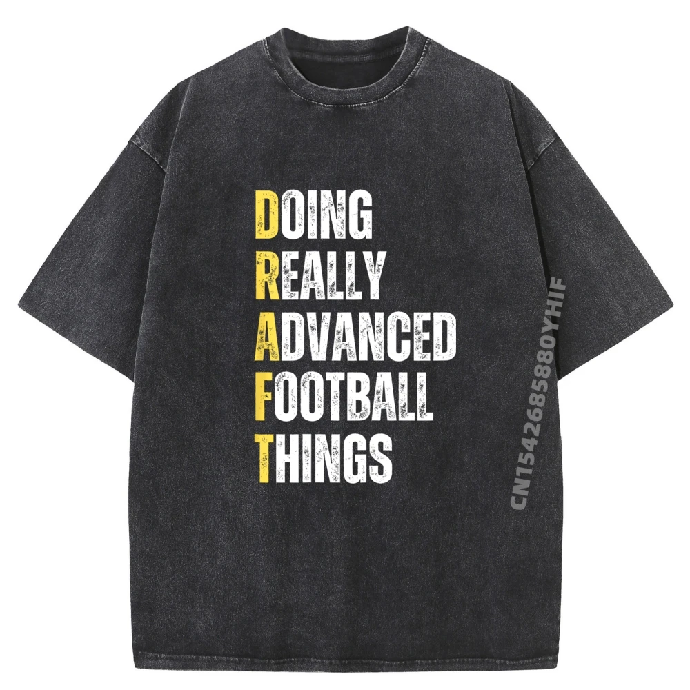 

Draft Definition Funny Fantasy Football Women's Tops & Tees Printed T Shirt Funny Washed Tee Shirts Mens Tops