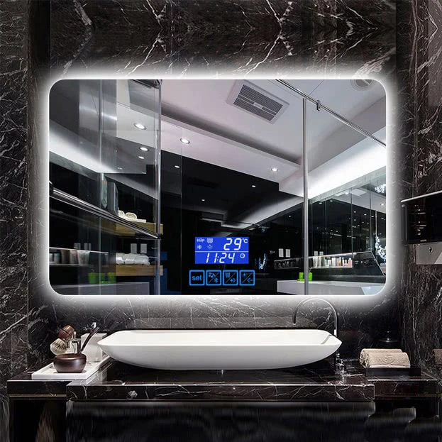 

Customized Designer Defog Bathroom Cabinet Smart Mirror With LED Light