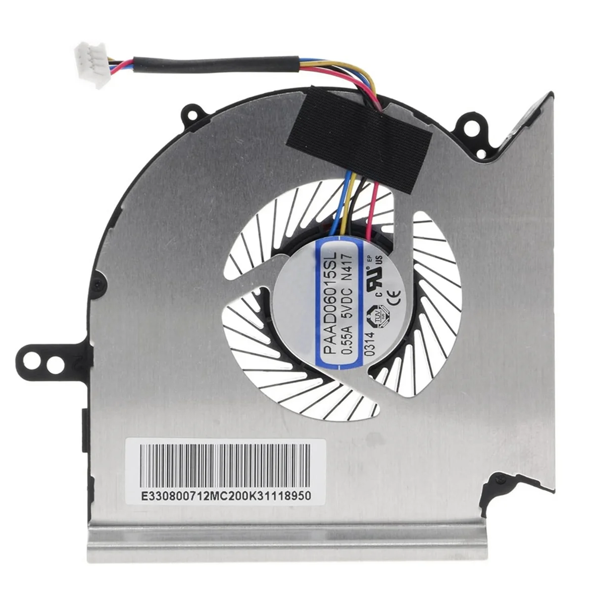 Practical Cpu Gpu Cooling Fan for Msi Gl75 Leopard 10Sdr 10Ser 9Sc 9Sd Ms-17E2 N414 17
