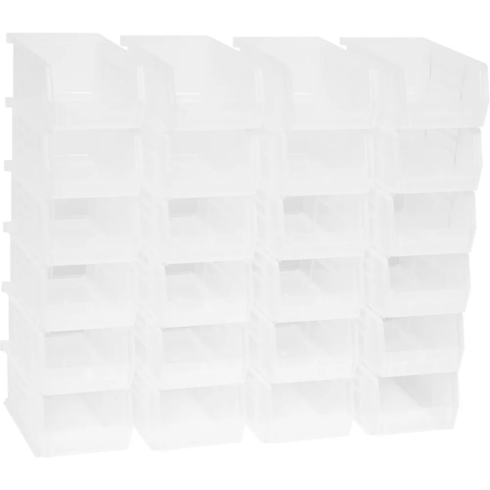 

Akro-Mils 30220 AkroBins Plastic Storage Bins: Stackable and Space-Efficient for Garage, Pantry, and Craft Organization, 7 x 4 x