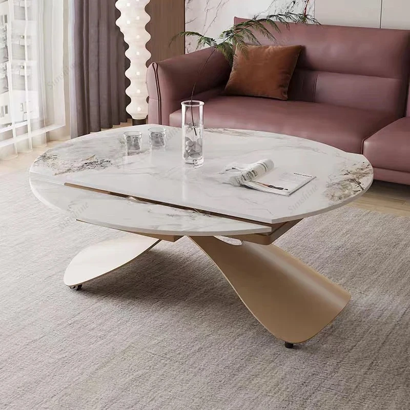 Adjustable Luxury Coffee Tables  Modern Unique Lift Top Coffee Tables Multifunction Foldable Table Basse Furniture Home