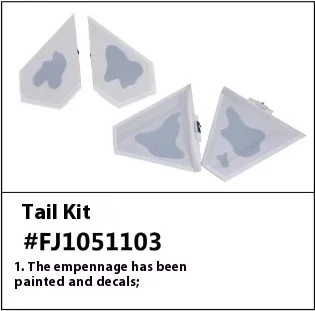 FreFukF-22 64mm Raptor Accessoires d'avion, Fuselage, Ailes principales, Cockpit, Ailes de queue, Stickers de train d'atterrissage