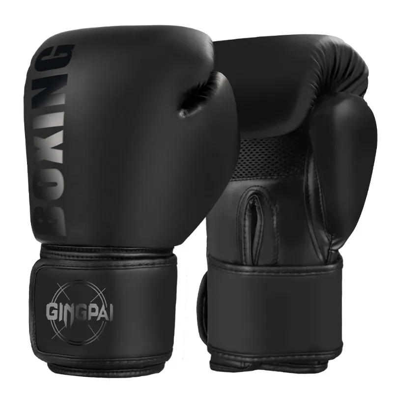 

12 OZ Professional Boxing Gloves Adult Sanda Muay Thai Fighting Gloves Men Women Training Gloves Sandbag-Free Combat Gloves