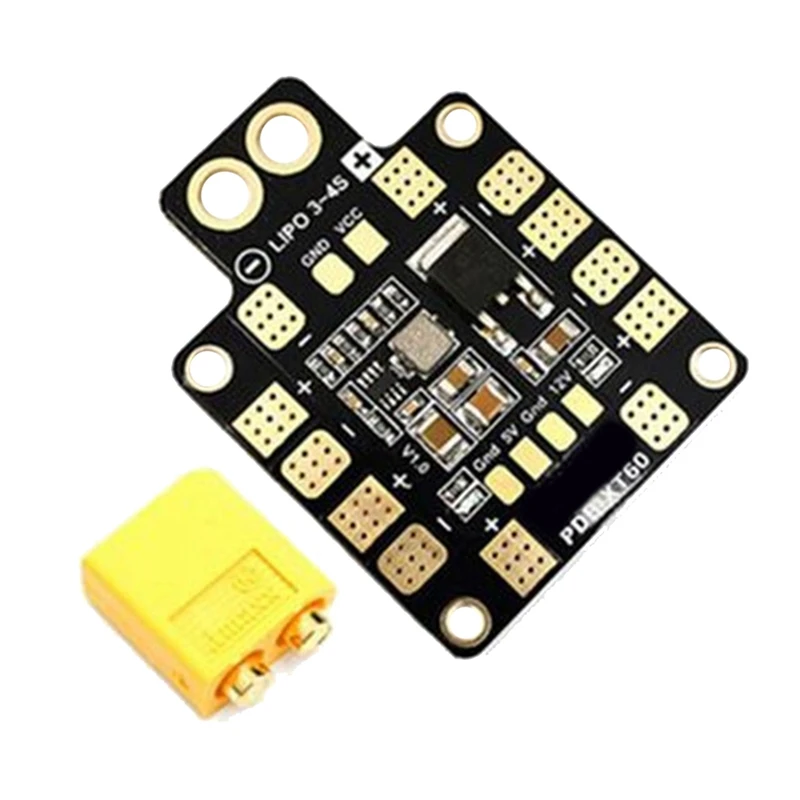 Dla Matek Systems PDB Power Distribution Board XT60 W/ BEC 5V 12V Dla QAV250 RC FPV Quadcopter Multicopter Drone