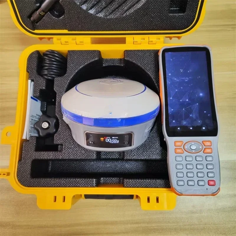 Ricevitore topografico I93 GPS diversi Gnss Rtk Ibase o Rover, misurazione video, GNSS e IMU integrati e doppia fotocamera
