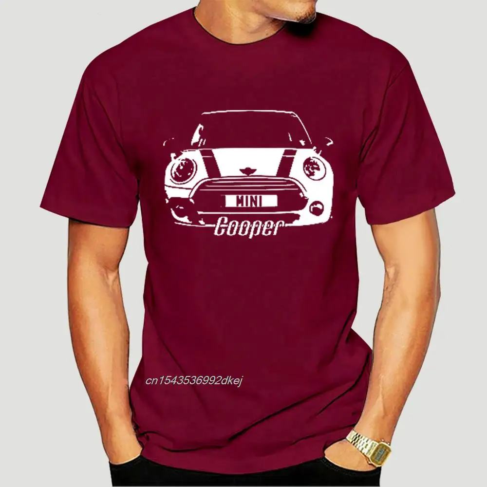 Mini Cooper Custom Plate T-Shirt Personalised Car Gift Unisex Tee Top S - Xxxl Summer Tee Shirt 0671D