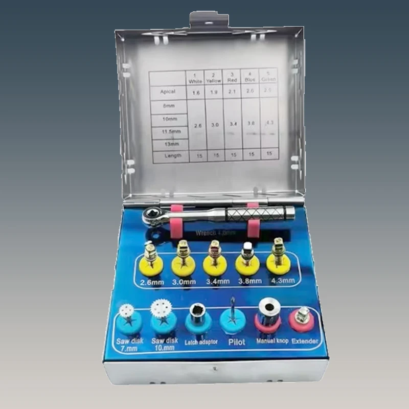 

Набор сверл для зубных имплантатов, расширитель костей с адаптером для пилы, для Alveolar Ridge, инструмент для расширения хирургии полости рта